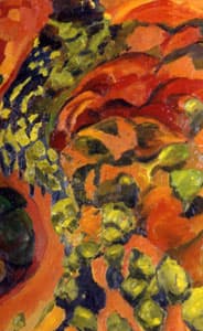 Orange and Green Landscape